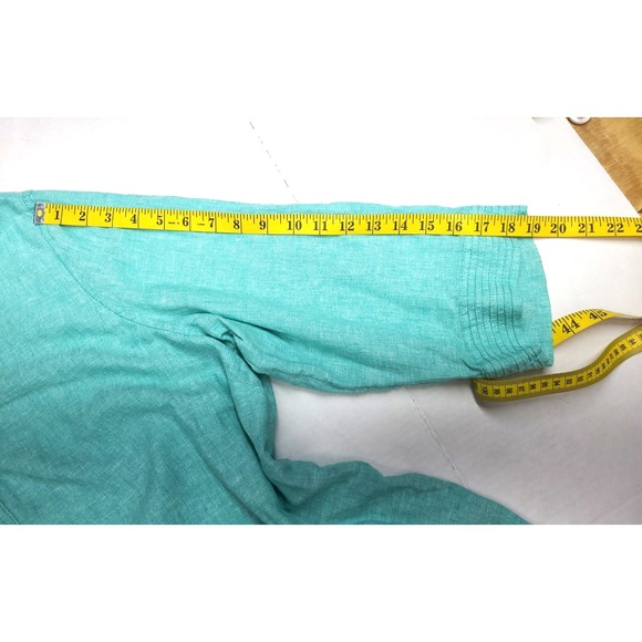 Sigrid Olsen Linen Blend Top Blouse NWT Sz 2X Cruise Resort Wear Pullover Tunic - Picture 11 of 12